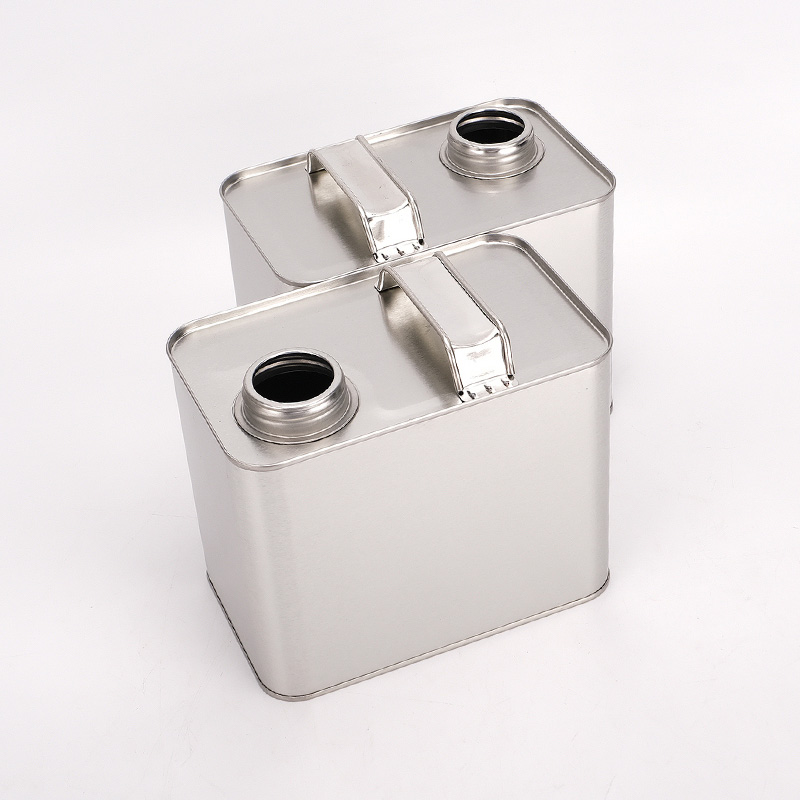 Square Metal Chemical F-Style Screw Top Paint Oil Tin Can Container Drum Pail Bucket With Lids